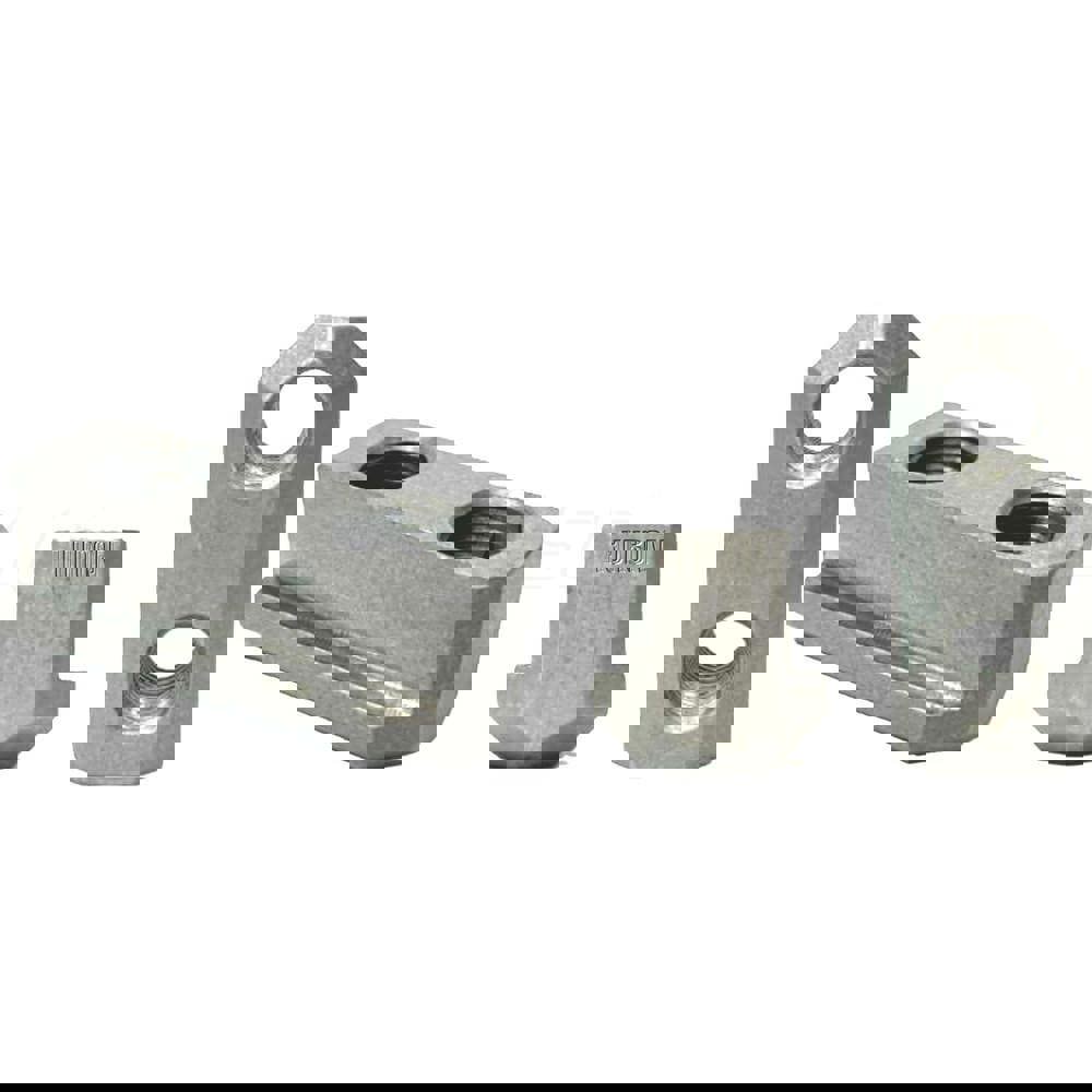 Lathe Chuck Accessories; Product Compatibility: Jaw Nut for 15 Inch Kitagawa, Samchully, SMWAutoblok, Howa, Toolmex, PBA ,Strong, Schunk Power Chuck; Chuck Diameter Compatibility (Decimal Inch): 15; Thread Size: 2-1/2; Screw Size (mm): 20.00; Serration Di